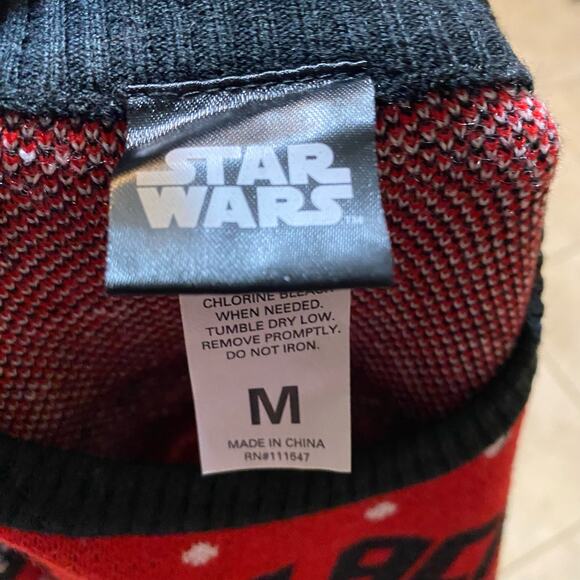 Star Wars Your Lack of Cheer is Disturbing Darth Vader Ugly Christmas Sweater M - Picture 4 of 5
